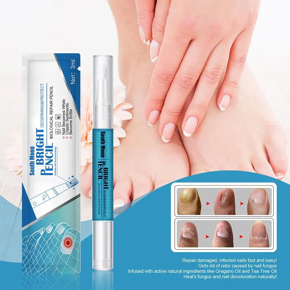 

3ml Nail Fungal Treatment Pen Anti Fungus Infection Solution Toe Care Restore Foot Nutritious Repair Care Biological Oil He L5G2