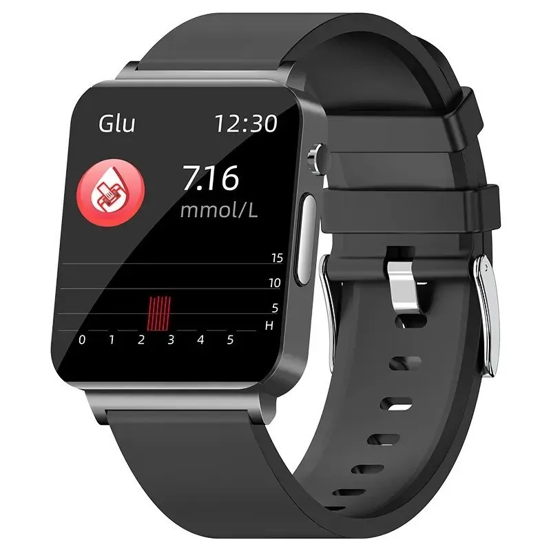 

New Smart Watch KS03 Non Invasive Blood Glucose Heart Rate Body Temperature Monitoring Fitness Tracker Men Women Smartwatch Sale