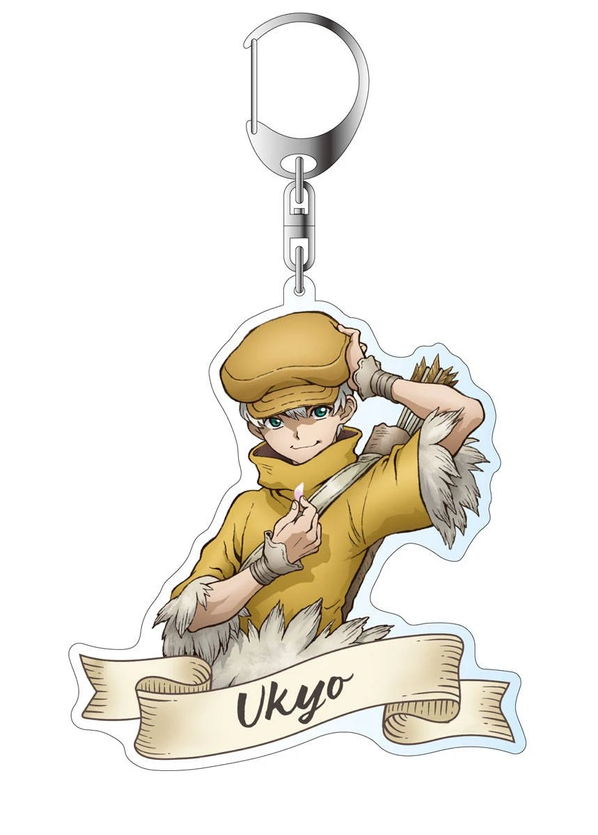 Аниме периферийный магазин Dr.Stone Ukyo Saionji Gen Asagiri Senku Ishigami акриловый брелок Подвеска