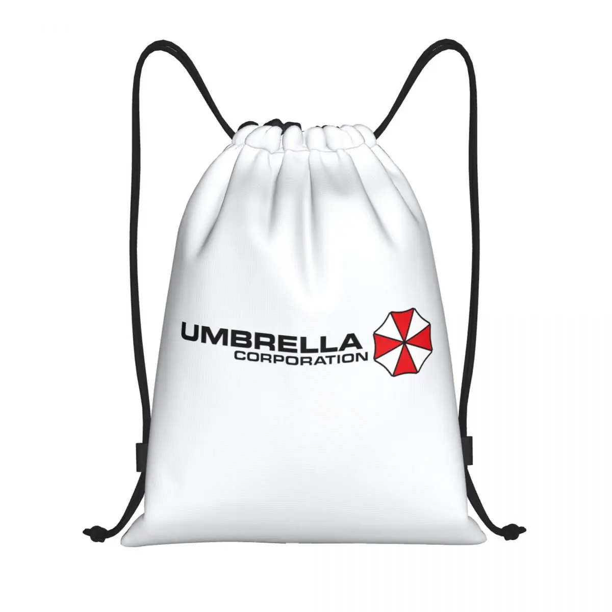 

Custom Umbrella Corporations Drawstring Backpack Bags Women Men Lightweight Video Game Gym Sports Sackpack Sacks for Shopping