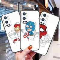 funny spider man iron man for oneplus nord n100 n10 5g 9 8 pro 7 7pro case phone cover for oneplus 7 pro 17t 6t 5t 3t case