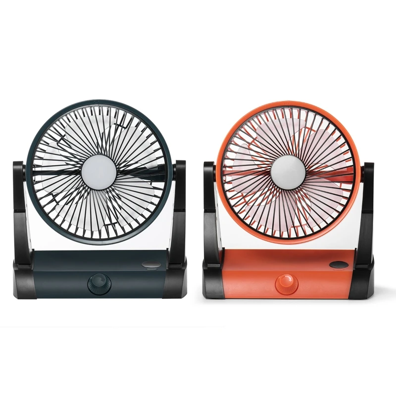 

Q1JF Ceiling Fan with Lamp 3600mAh Rechargeable Canopy Fan Stepless Speed Camping Fan Hanging Fan for Tents Branches Walls