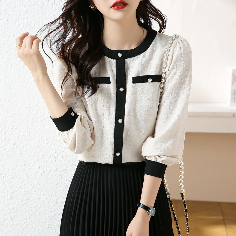 

Fashion casual Women's Blouses ladies shirts Blusas Mujer 2022 Spring Autumn Long Sleeve Shirts causal Tops