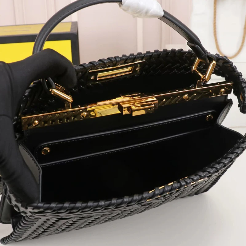 New Vintage Handwoven Leather Handbag Fashion Women's Bag Designer Shoulder Bag High Capacity Crossbody Bag 2023 Shopping Bag