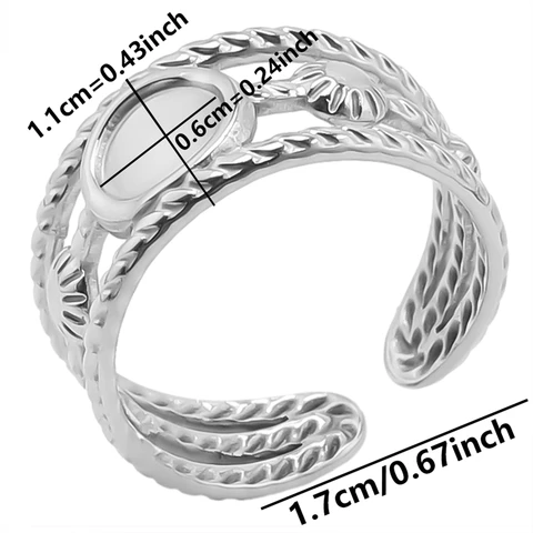 Регулируемое кольцо из нержавеющей стали