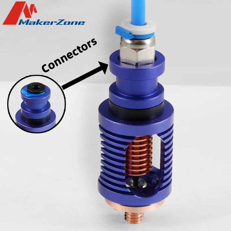 Полностью металлический хотенд V6 медный двойной Тепловой разрыв для 3D принтера