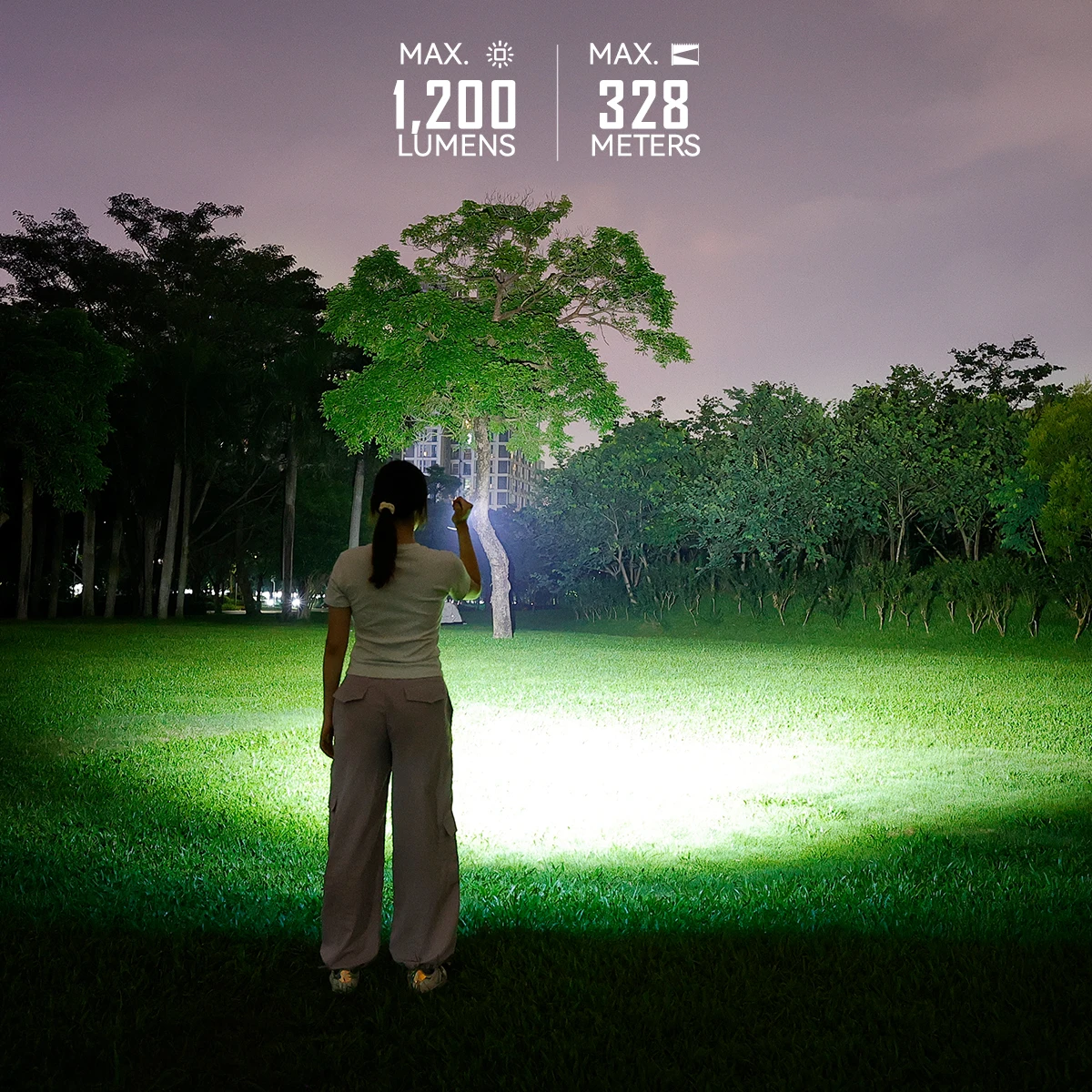 IMALENT LD35 EDC фонарик 1200 люмен световой фонарь светодиодный перезаряжаемый типа C с