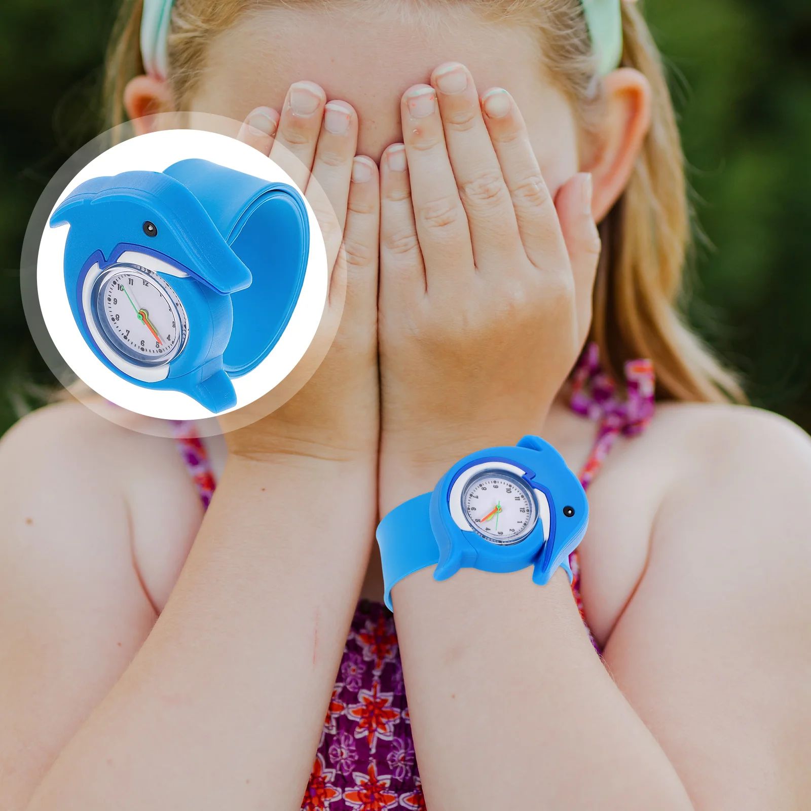 

Children's Watch Slap Wristband Bracelet Kidcraft Playset Toy Whale Cartoon Wristwatch Kids Funny Number Adorable Toys