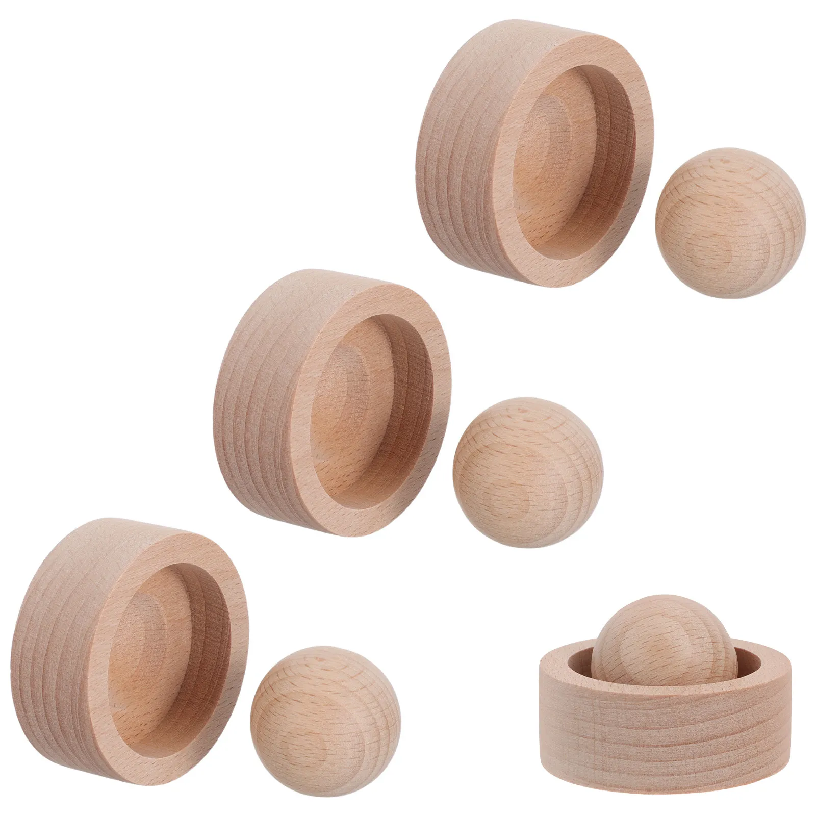 Фото Набор из 4 мини-диффузоров для эфирных масел из дерева, цилиндрические, безводные, портативные, для ароматерапии, для дома, офиса, спальни, комнаты для йоги №1