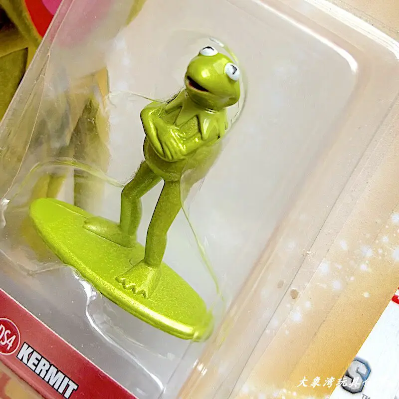 Фото Миниатюрная металлическая фигурка Кермита-лягушонка Nano Metalfigs Disney The Muppets, коллекционные игрушки, 1,5 дюйма, украшения с персонажами, подарки №5