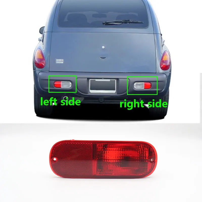 Reflector de parachoques trasero para coche, lámpara antiniebla para Jeep Commander, Chrysler PT Cruiser 2002, 2003, 2004, 2005