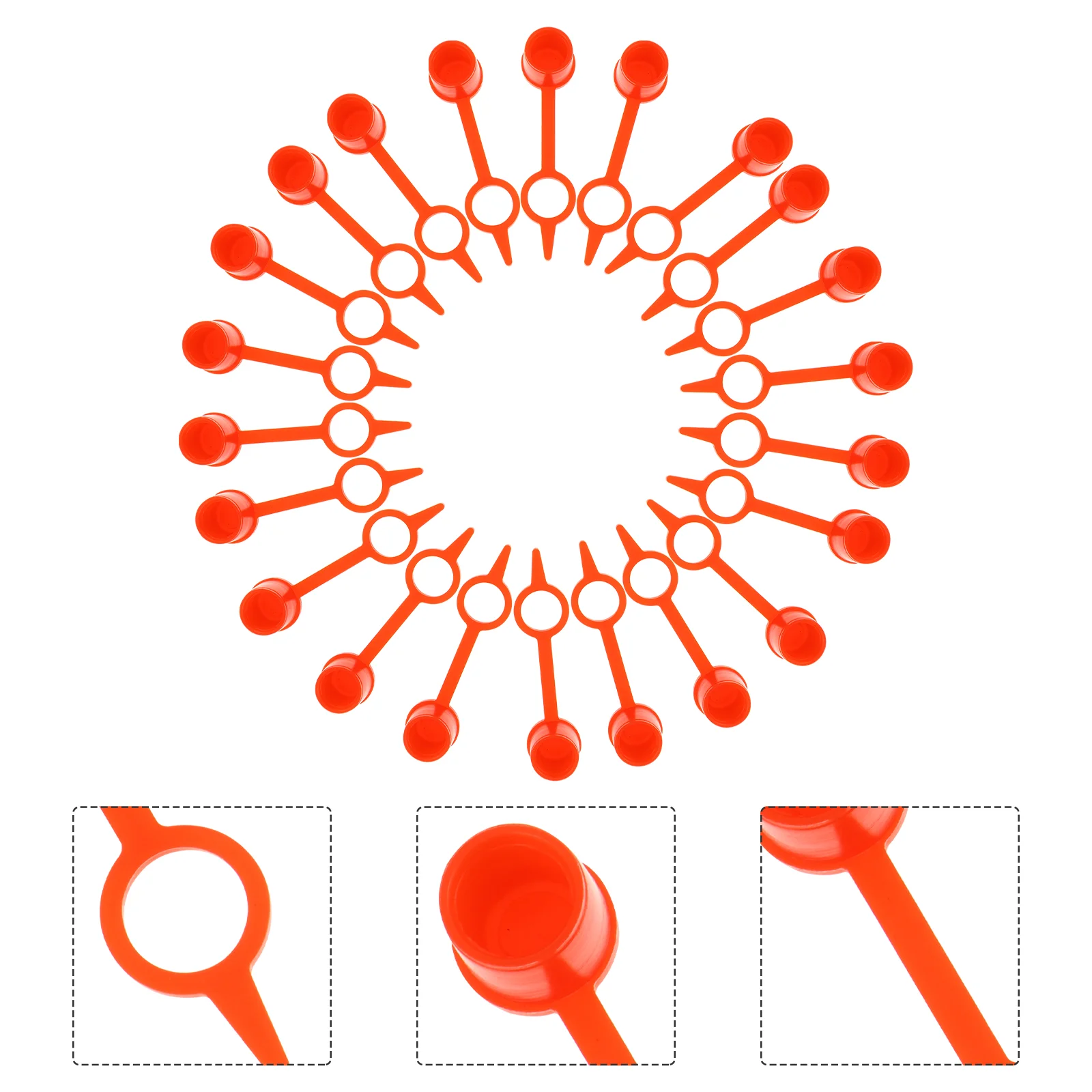 

300 Pcs Hose Attachment Grease Cap Protective Zerk Machine Tool Fitting Accessories Dust 3.5X0.8cm Caps Red Plastic Cover Man