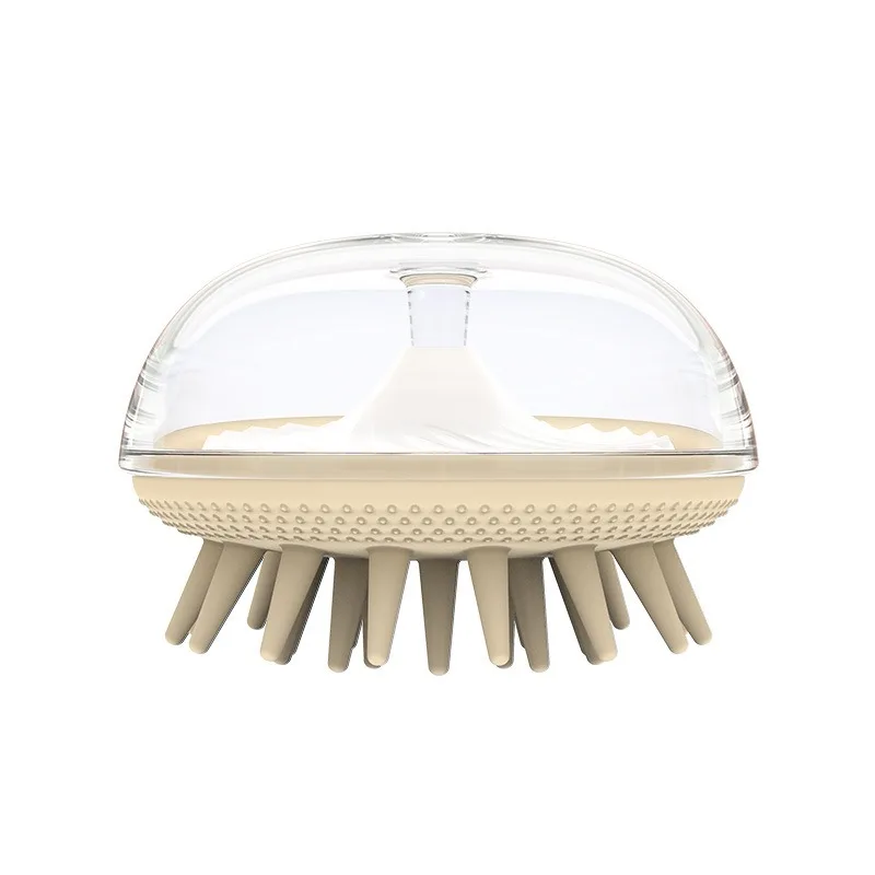 

Jellyfish Silicone Hair Shampoo Brush Scalp Massager Hair Growth Scalp Care Hair Brush With Soft Bristles Bathing Accessories