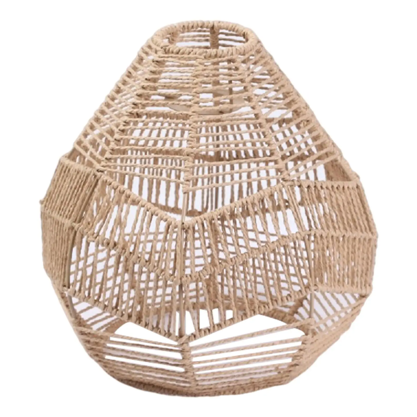 

Handwoven Lamp Shade Hanging Light Fixture Cover Ceiling Light Shade Lampshade for Hotel Restaurant Dining Room Cafe Decor