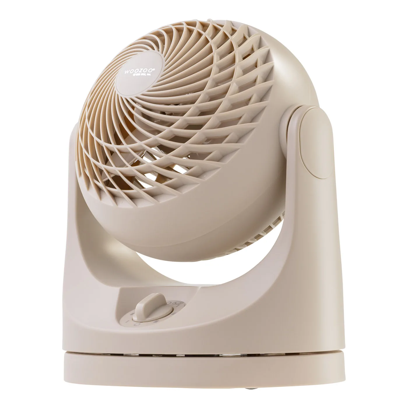 

USA, WOOZOO 11 inch Oscillating Air Circulator Desktop Fan, Latte