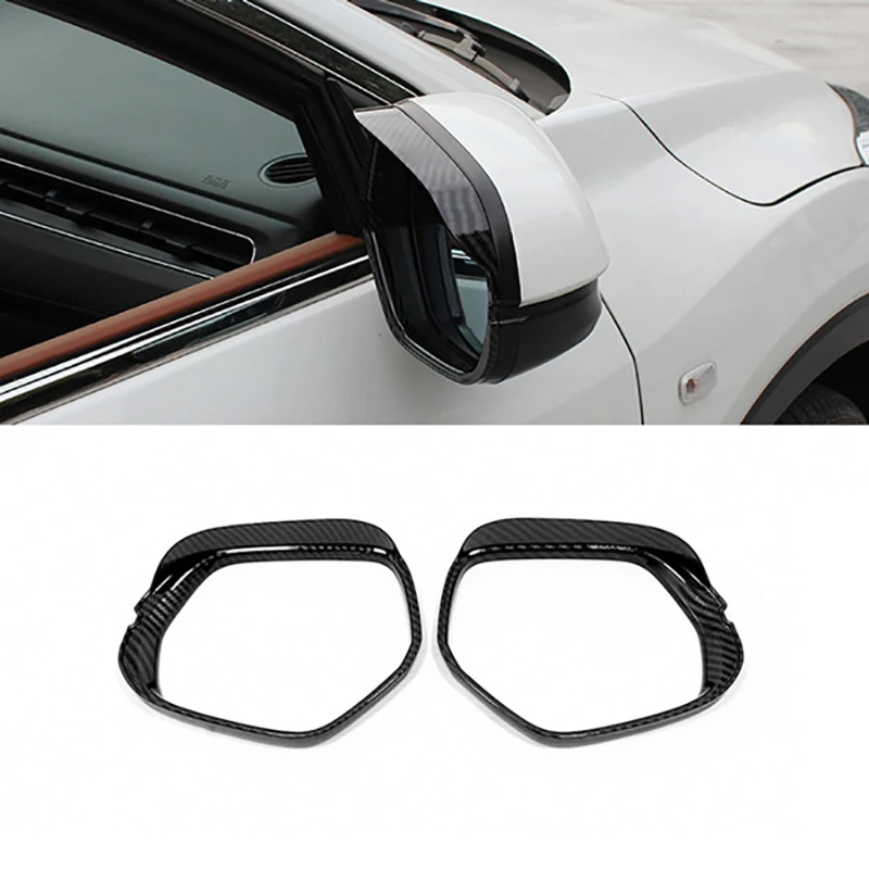 

Car Styling Rearview Mirror Eyebrow Cover Trim Rain Shade Cover for Honda HR-V HRV 2014-2020 Accessories, Carbon Fiber