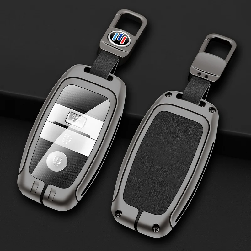 

Zinc Alloy+Leather+TPU Car Remote Smart Key Bag For KIA Ceed Rio Rio5 Sportage R K2 K3 KX3 K4 K5 Sorento Cerato Optima Picanto