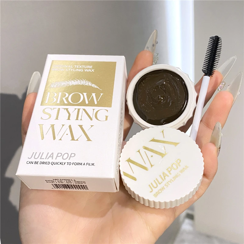 

Natural Waterproof 3D Eyebrow Styling Cream Quick Dry Makeup Eyebrow Styling Soap Natural Wild Eyebrow Pomdant Setting Gel Wax