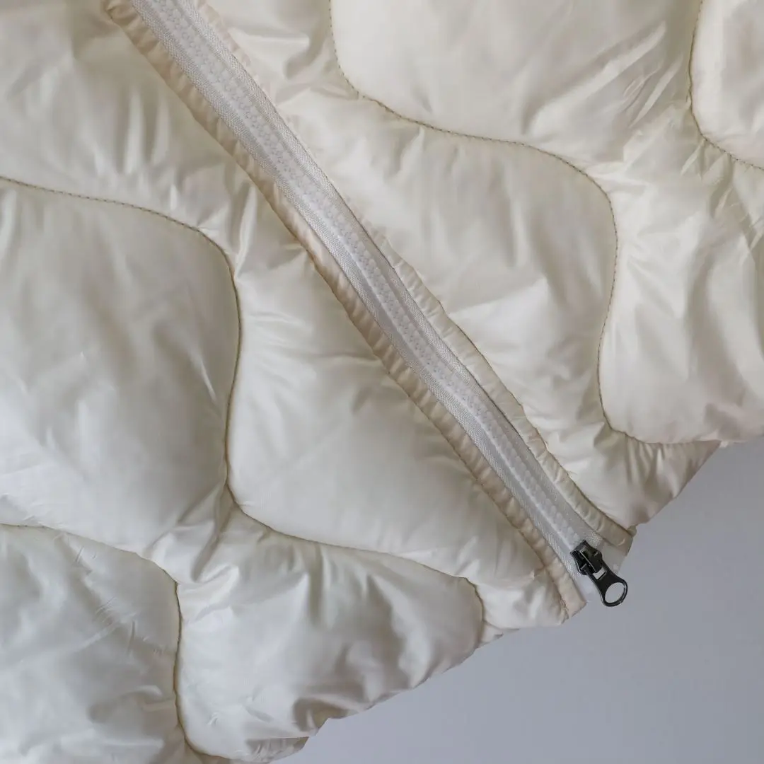 Woman Parkas Clothing for Women Jacket Beige Black Cotton Casual Warm 2021 Fashion Winter Bubble Warm Coat Zipper Up Long Coat