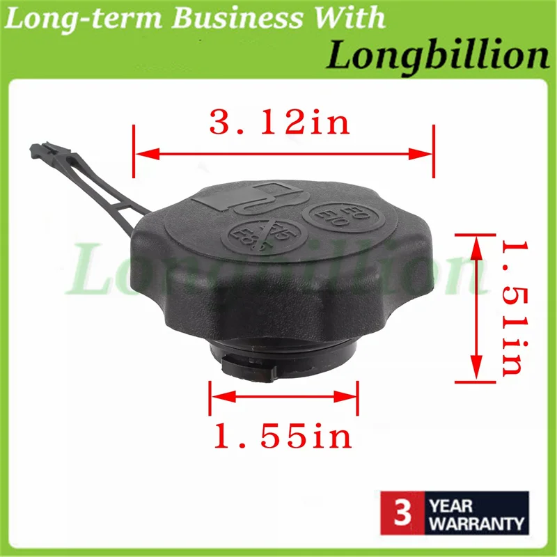 Черная пластиковая сменная газонокосилка топливный бак Бензобак ДЛЯ Briggs &amp Stratton