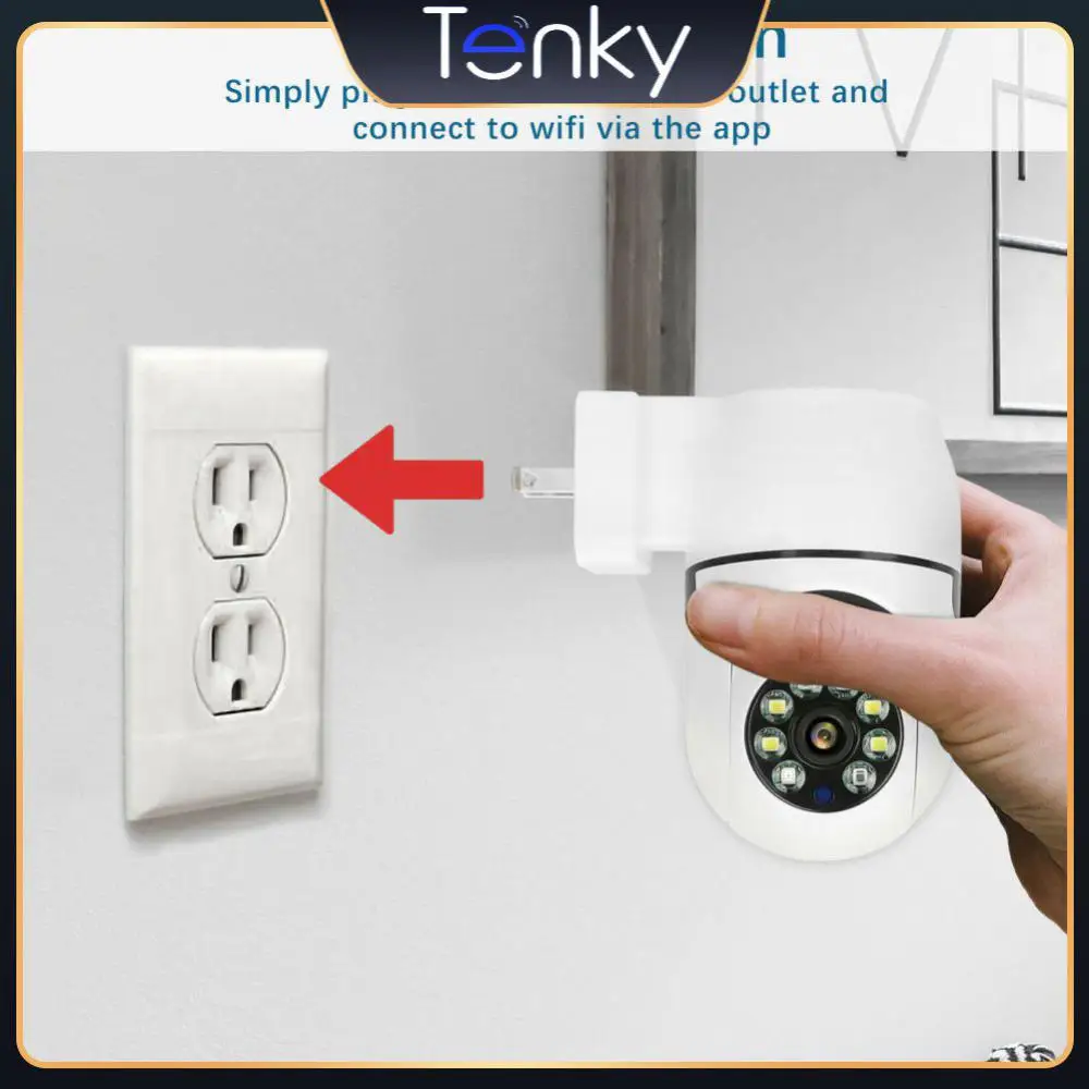 

Plug Bulb Camera 90 Db 360 Degree Rotate Surveillance Camera Two-way Audio Automatic Tracking Cctv Camera Smart Home Infrared