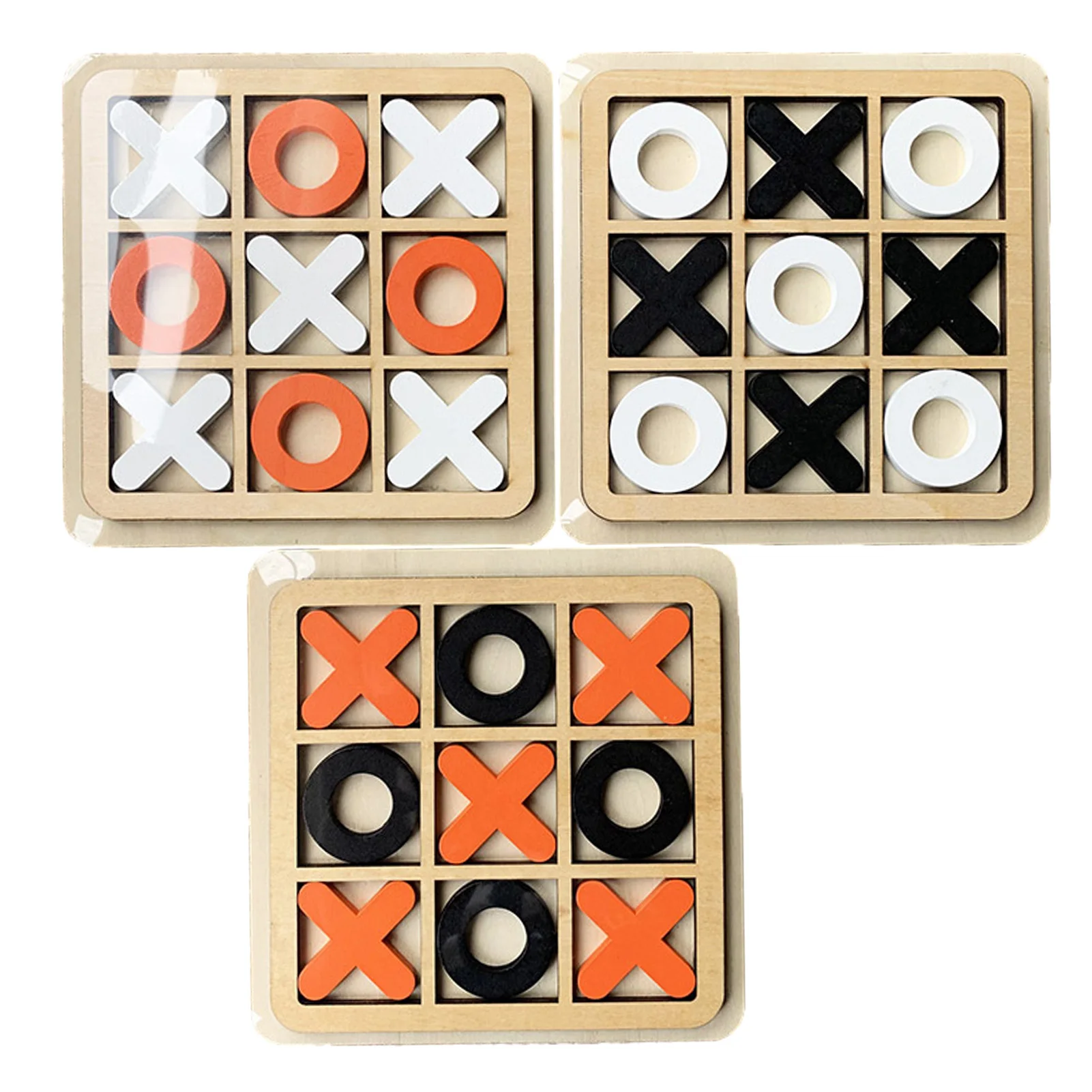 

1PC Parent-Child Interaction Leisure Board Game Tic-Tac-Toe Game OX Chess Eveloping Intelligent Educational Game For Children