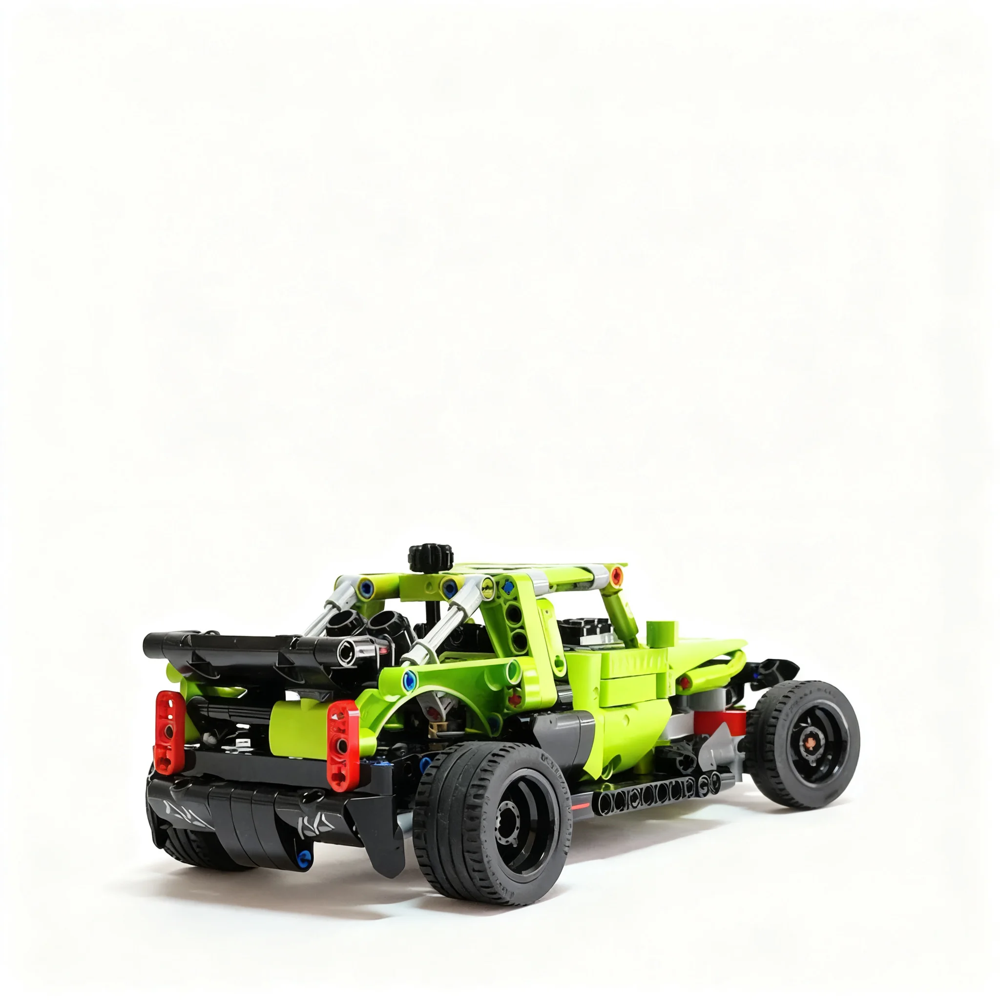 Фото 689 деталей MOC Technical Enyo Hot Rod Truck, модель из строительных блоков, рождественский подарок, творческий конструктор, подарок на день рождения, художественная коллекция, DIY №3