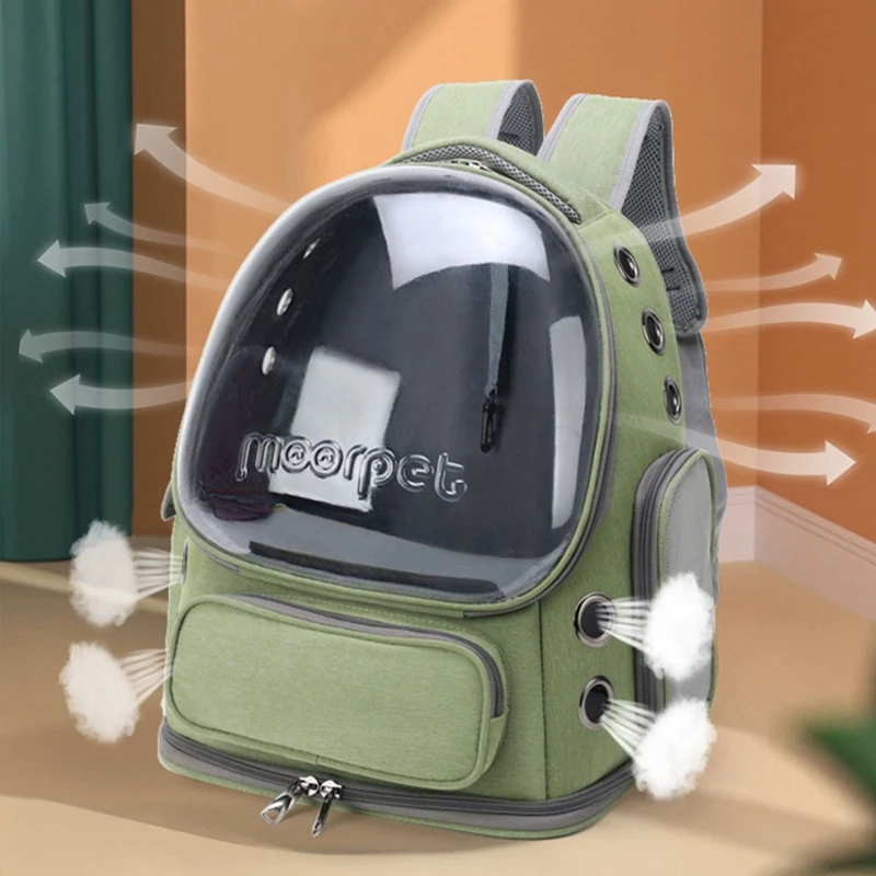 High Capacity Pet Cat Backpack Astronaut Space Capsule Backpack Breathable Backpack Outdoor Carrier Bag For Small Dog Cat Pet Ba