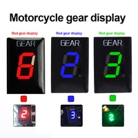 1pc motorcycle speed gear display indicator lcd 1 6 level digital meter for suzuki rm z450 sv650 sv1000 motobike accessories