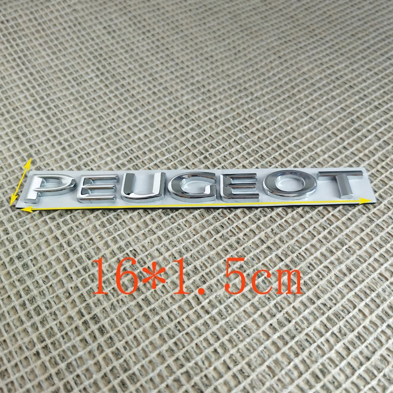 Металлическая Эмблема для багажника автомобиля наклейка с буквенным логотипом