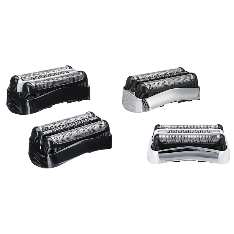 

2PCS Shaver Replacement Head Knife Net Membrane For Braun Series 3 Electric Razors 3 301S 310S 320S 330S 340S