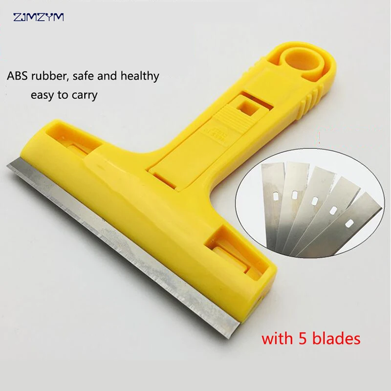 

100mm Cleaning Shovel Cutter Portable Cleaning Knife Glass Floor Tiles Scraper Blade Seam Removal Household Kitchen Hand Tool