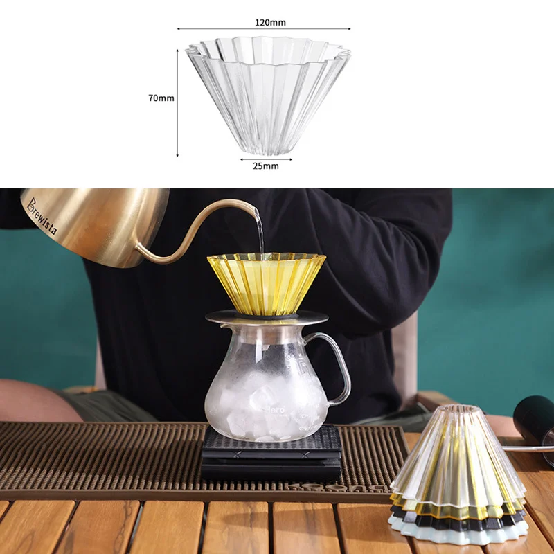 

Ручная заготовка, каучуковый фильтр для кофе, чашка для оригами, набор для кофе, V60, капельный фильтр для торта, чашка, кухонная посуда для коф...