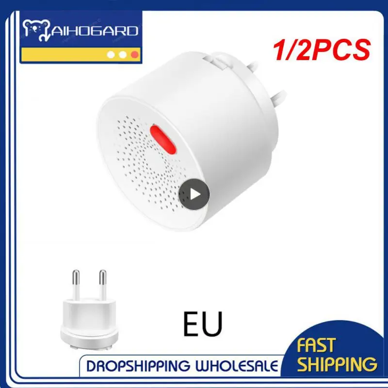 

Датчик природного газа tuya Wi-Fi/zigbee, умный бытовой детектор утечки сжиженного углеводородного газа, пожарная безопасность, 1/2 шт.