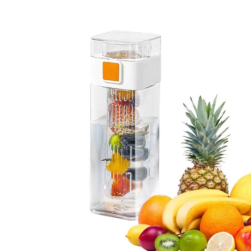 

Fruit Infuser Water Bottle Square Water Bottle Fruit Infuser Insert Motivational Water Bottle With Infuser Sports Water Bottle