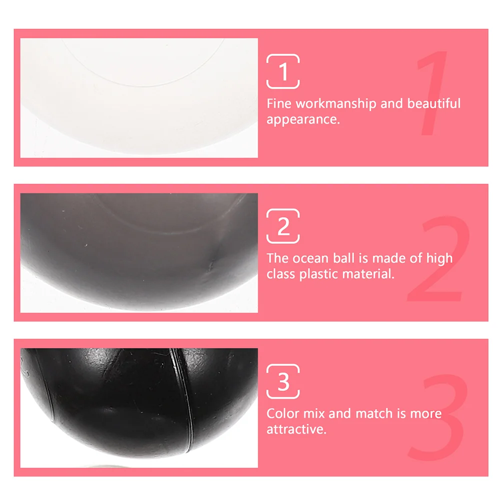 100 шт. океанские шарики игрушки пластиковые игра в баллон для детей ямы круглые