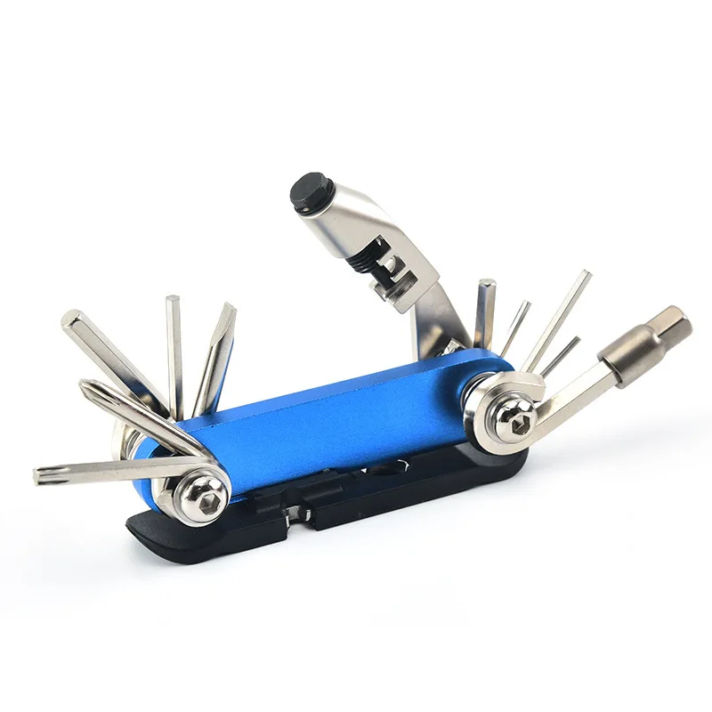 

Многофункциональный инструмент для ремонта велосипеда, складные инструменты, портативный набор инструментов для замены шин, Отвертка из н...