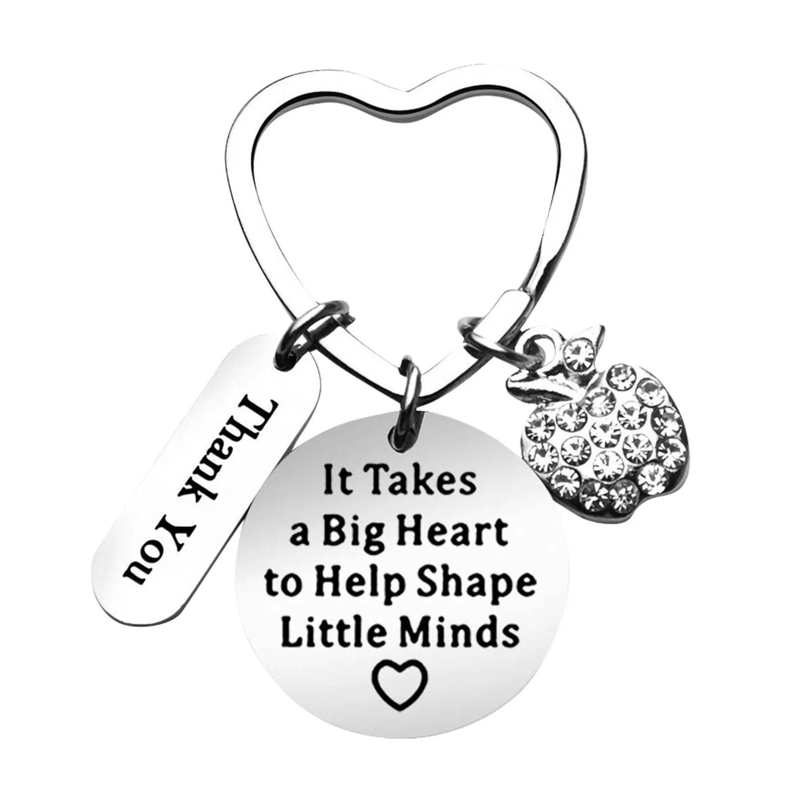 Заготовки формы для учителей подарки женщин и мужчин брелок с буквенным принтом