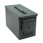 Коробка для боеприпасов из стали жестянка с боеприпасами, 50 кал, военная и Армейская, прочная, тактическая, водонепроницаемая, для длительного хранения ценностей