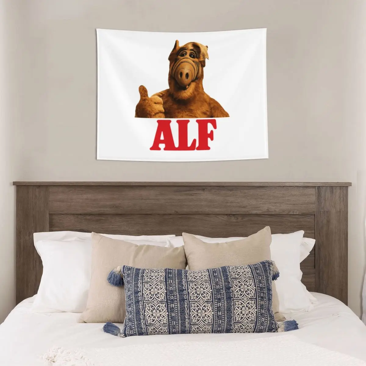 Гобелены в стиле хиппи Alf Настенный декор для гостиной форма инопланетянина