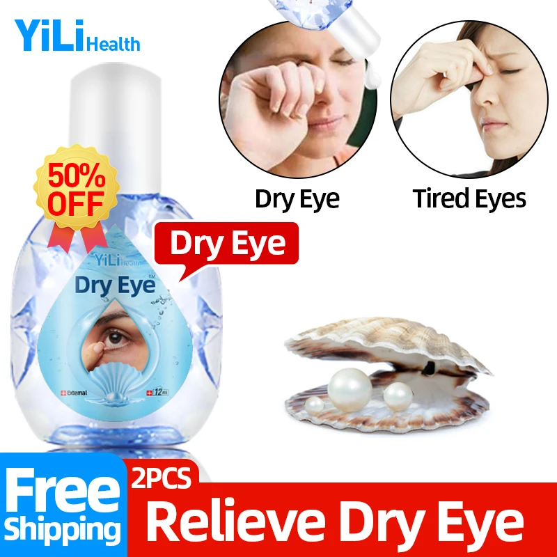 

Dry Eyes Treatment Pearl Eye Drops Relieve Fatigue Apply To Itchy Eyes Medical 12ml