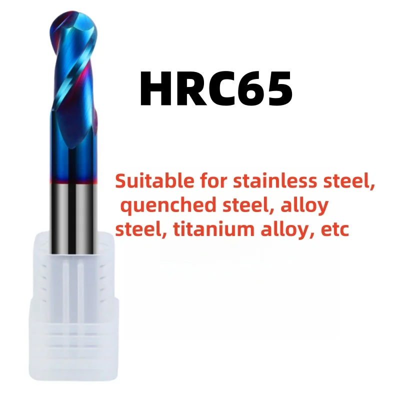 1 шт. 2 фрезы резка HRC65 мм 3 4 5 фрезерная обработка спиральная фреза из вольфрамовой