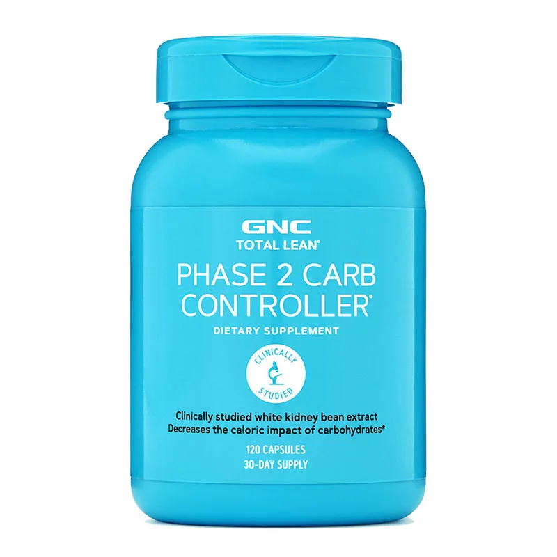 

PHASE 2 CARB CONTROLLER kidney bean extract decrases the caloric impact of carbohydrates 120 capsules