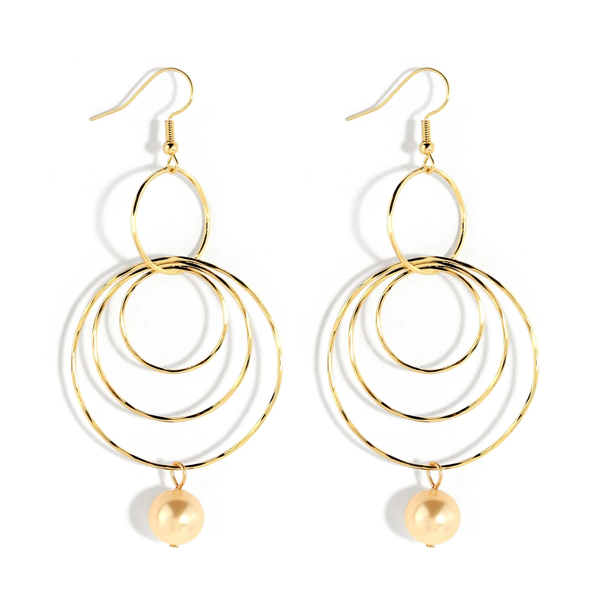 

Samoa jewelry gold hoop earrings best selling hawaiian pearl hoop earrings