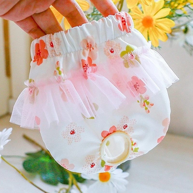 

Трусы-шорты для домашних животных, подгузники из полиэстера, моющиеся, гигиенические, для собак, нижнее белье для менструации