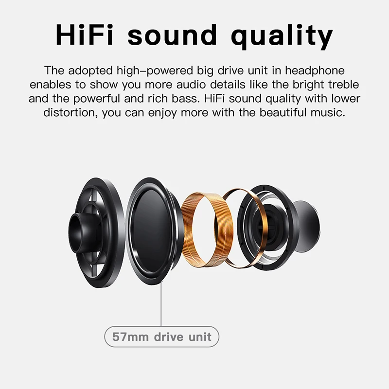 Bluetooth Headphones Earphone ANC Wireless Headset Bluedio H2 HIFI Sound Step Counting SD Card Slot Cloud Function Smart APP images - 6