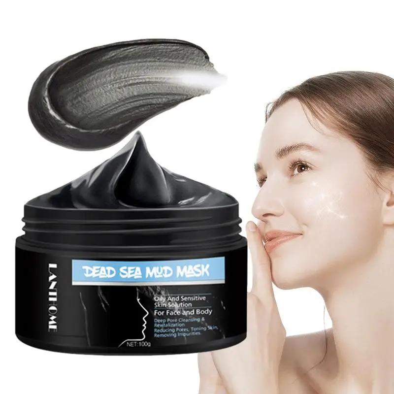 

Sea Mud Face Masque Dead Sea Mud Pore Cleansing Blackhead Remover Pore Cleaner Clay Deep Cleaning Face Masque For Clean Pores