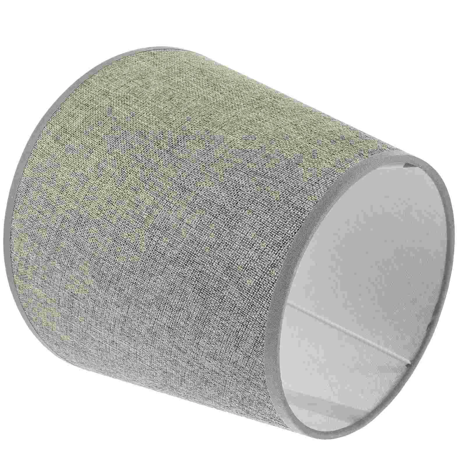 

Solid Color Lampshade Fabric Fitter Shades Ceiling Light Cover Bedside Desktop Accessories Table Cloth Decorative