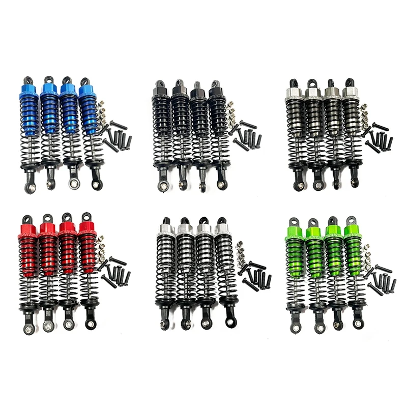 4 шт. металлический масляный амортизатор для LAEGENDARY BEZGAR 1/12 1/16 детали обновления