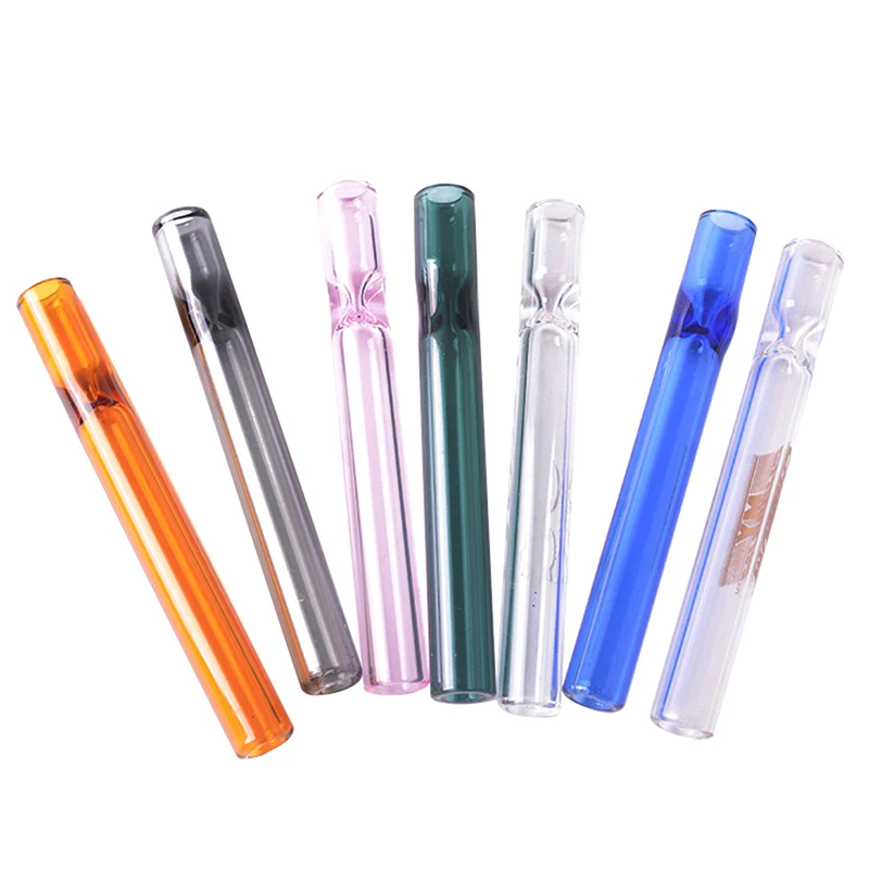 

Разноцветная прозрачная стеклянная трубка, стеклянная трубка с защитным рукавом, питьевая труба